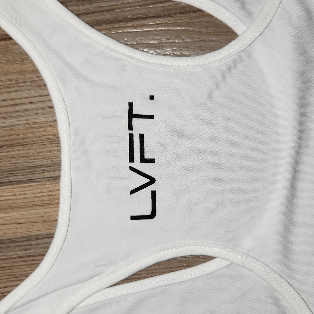 Women's LVFT Routine Racerback Tank Top - White - Picture 5 of 8
